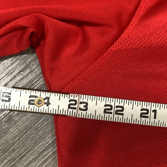 Nike Golf Vintage Red Vented Short Sleeve Athletic Shirt size L - Picture 13 of 13